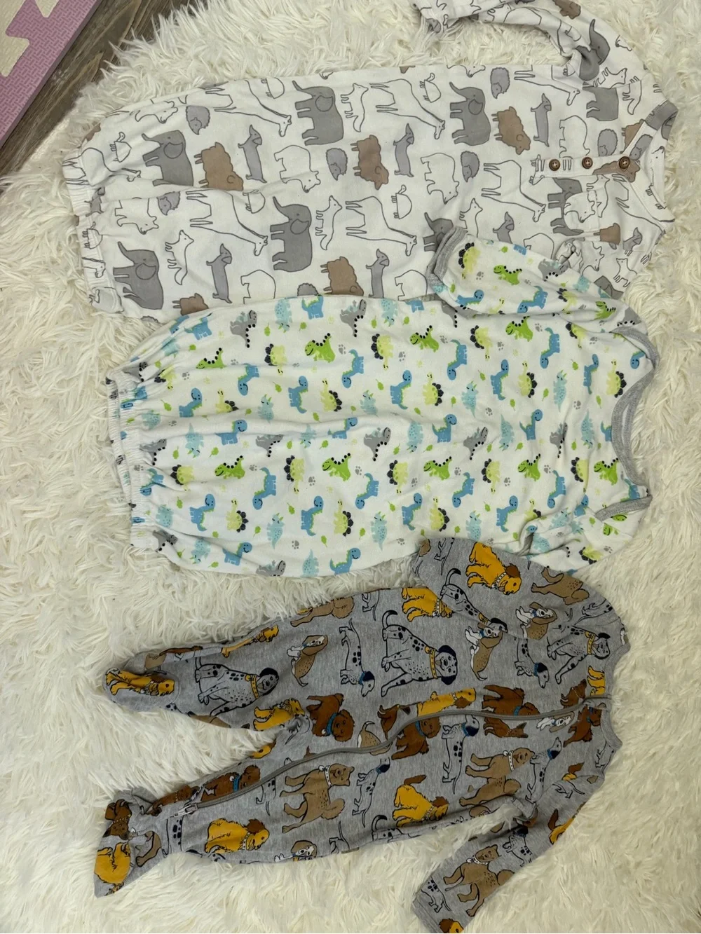 Mixed Baby Onesies and Rompers Bundle - Multicolor